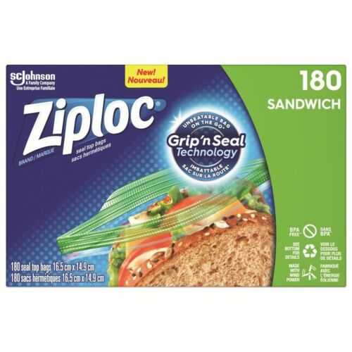 Ziploc Brand Bags Sandwich Value Pack (180 ct)