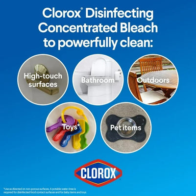 Clorox® Disinfecting Concentrated Bleach, 1.27 L, Kills 99.9% of germs*